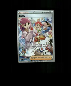 Fan-ART READ DESCRIPTION BELOW HOLO Lacey Card Lacey Pokemon Card p2 - Image 1