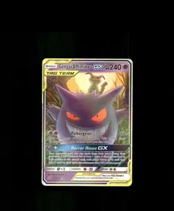 FAN-ART READ DESCRIPTION BELOW Glossy HOLO Gengar Card Gengar Pokemon Card p1 - Image 1