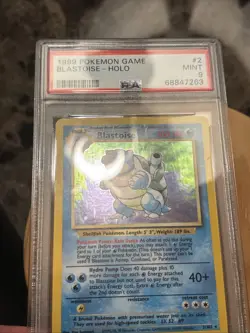 1999 Blastoise Holo Base Set #2 PSA 9 Pokemon Card - Image 5