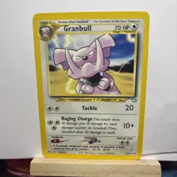 Granbull 37/111 Uncommon Neo Genesis Unlimited Pokemon TCG Card WOTC NM 2000 - Image 1