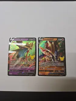 Pokemon TCG Celebrations Zamazenta V Zacian V Card Lot 2 Cards English - Image 1