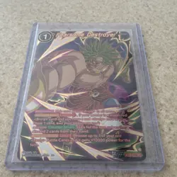 Bandai Dragon Ball Super Card Game Broly Fearsome Destroyer Foil SPR BT29-022 - Image 1