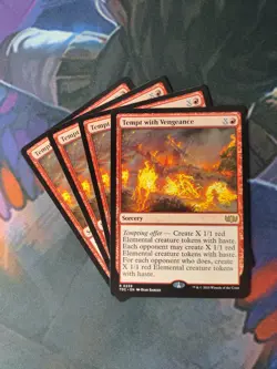 Tempt with Vengence x 4 | 7% Off 2+ | Dragonstorm | NM | MTG - Image 1
