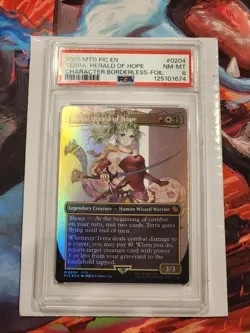 Terra Herald of Hope Borderless Foil Card Commander Paa 8 MTG NM Magic - Image 1