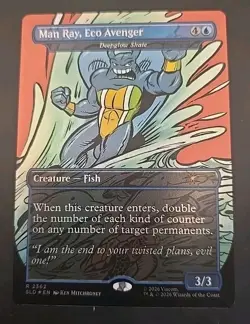 Man Ray, Eco Avenger - Deepglow Skate Secret Lair Drop MTG Foil Near Mint - Image 1