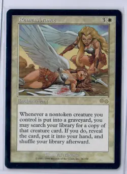 MTG Remembrance Urza's Saga Magic the Gathering EX - Image 1