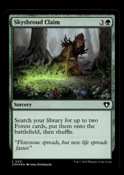 Skyshroud Claim 321 Foil C Commander Masters - Image 1