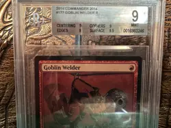 Goblin Welder - MTG - Commander 2014 - Mint. BGS 9 Quad+ - Image 2