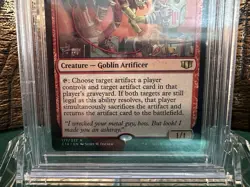Goblin Welder - MTG - Commander 2014 - Mint. BGS 9 Quad+ - Image 3