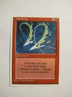 Manabarbs LP x1 4th Edition Fourth Edition MTG Magic the Gathering 1x - Image 1