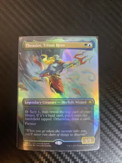Thrasios, Triton Hero (Borderless) Special Guests Foil - Image 1
