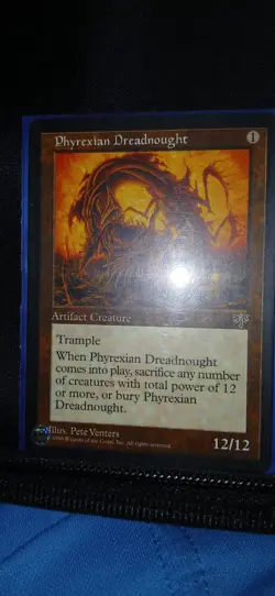 Mtg Mirage Phyrexian Dreadnought Lp Pl - Image 1
