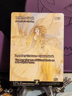 Princess Sarah - Azusa, Lost but Seeking R 0015 (Showcase) MTG Final Fantasy - Image 1