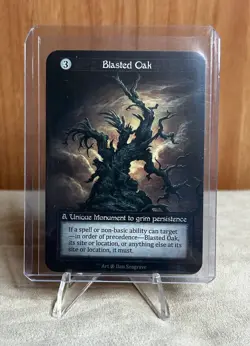 Blasted Oak - Sorcery: Contested Realm Beta - Unique Non Foil - Image 1
