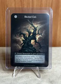 Blasted Oak - Sorcery: Contested Realm Beta - Unique Non Foil - Image 2