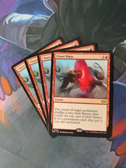 Chaos Warp x 4 | 7% Off 2+ | Dragonstorm | NM | MTG - Image 1