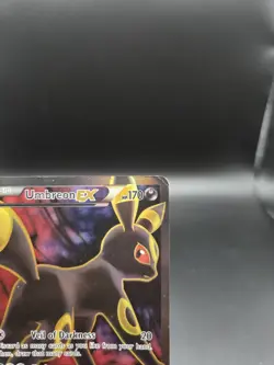 Umbreon EX 2016 Pokemon XY Fates Collide RARE FULL ART Holo 119/124 Damaged - Image 3