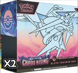 ✅(Presale)✅ 2x Chaos Rising Pokemon Center ETBs - Image 1