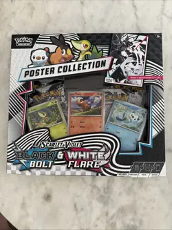 Pokemon TCG: Black Bolt & White Flare - Unova Poster Collection - Image 1