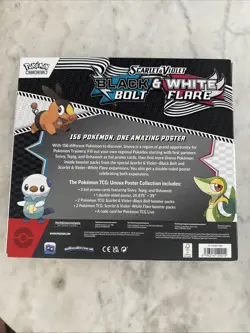 Pokemon TCG: Black Bolt & White Flare - Unova Poster Collection - Image 2