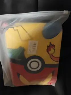 Pokemon Card Binder Storage Case – 4 Pocket Album | Fits TCG Cards | NEW Unbrand - Image 1