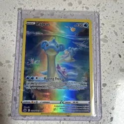 Pokemon TCG Lapras GG05/GG70 Crown Zenith Galarian Gallery Full Art Holo English - Image 1