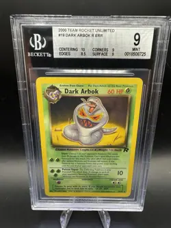 Dark Arbok 19/82 Team Rocket Regular BGS 9 Pokemon Mint - Image 1