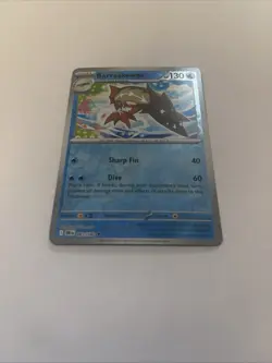Pokemon TCG SV-Destined Rivals Barraskewda #63/182 Uncommon Reverse Holo - Image 1