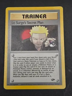 Lt. Surge's Secret Plan Gym Challenge 107/132 WOTC Pokemon TCG - Image 1
