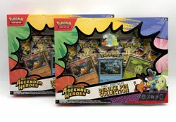Pokemon TCG: Ascended Heroes First Partners Deluxe Pin Collections - LOT OF 2 - Image 1