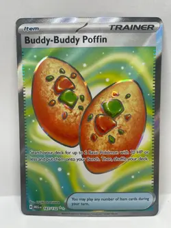 Pokemon TCG Mega Evolution Buddy-Buddy Poffin Ultra Rare 167/132 - Image 1