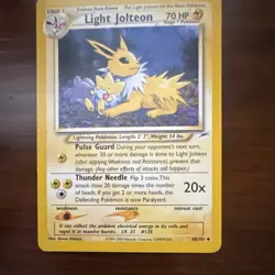 Pokemon TCG Light Jolteon Neo Destiny Uncommon 48/105 Stage 1 70HP English - Image 1