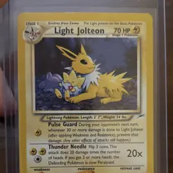 Pokemon TCG Light Jolteon Neo Destiny Uncommon 48/105 Stage 1 70HP English - Image 4