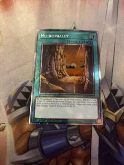 Yu-Gi-Oh! TCG Necrovalley RA04-EN122 Platinum Secret Rare QCS - Near Mint - Image 1