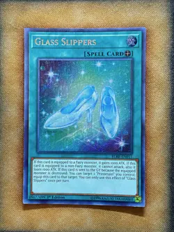 Yugioh Glass Slippers BLRR-EN011 Secret Rare 1st Ed LP - Image 1