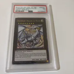 Yugioh Legendary Dragon Of White WSUP-EN051 PSA 7 - Image 1