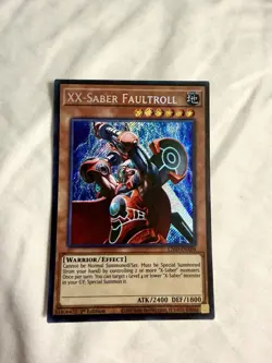 XX-Saber Faultroll L26D-ENX04 Secret Rare 1st Edition LP - Image 1
