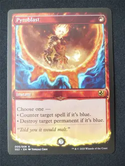 Pyroblast Showcase - SS3 - Mtg Card #11V - Image 1