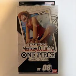 ONE PIECE ENGLISH TCG: (ST-08) MONKEY D. LUFFY Starter Deck 8 FACTORY SEALED🔥 - Image 1