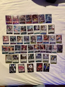 One Piece Lot Of (45) SR, R ,C, Pirate Foils, Foils, Events - Image 1