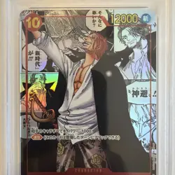 One Piece 2024 Japanese Manga Alternate Art Shanks OP09-004 PSA 10 - Image 3