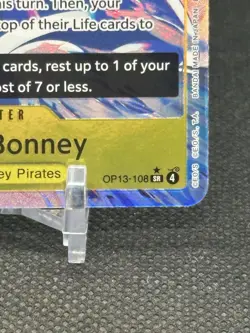 One Piece Jewelry Bonney (108) (Alt Art) OP13-108 Carrying On His Will Foil - Image 3