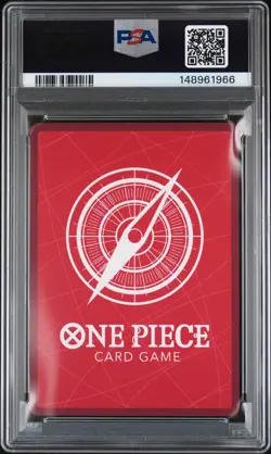 2022 ONE PIECE OP01-ROMANCE DAWN ALTERNATE ART-ERRATA #002 TRAFALGAR LAW PSA 9 - Image 2