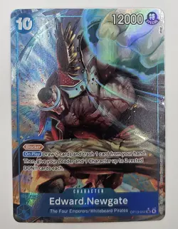 Bandai One Piece CCG Edward.Newgate OP13-042 Super Rare Holo OP13 - Image 1