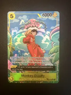 One Piece TCG Monkey.D.Luffy (TR) OP07-109 Two Legends Foil - Image 1