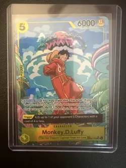 One Piece TCG Monkey.D.Luffy (TR) OP07-109 Two Legends Foil - Image 3