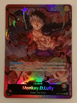 One Piece Monkey.D.Luffy (002) ST10-002 Ultra Deck: The Three Captains Foil - Image 1
