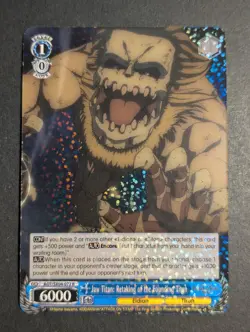 🤯🔥Jaw Titan: Retaking of the Founding Titan AOT/SX04-072 R Weiss Schwarz AOT🤯 - Image 1