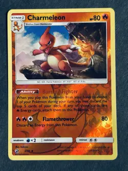 Charmeleon 2/70 Dragon Majesty Reverse Holo Uncommon Pokemon Card NM - Image 2