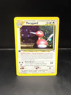 Pokemon Cards WOTC: Neo Revelation 1st Edition Rare Holo: Porygon 2 12/64 - Image 4